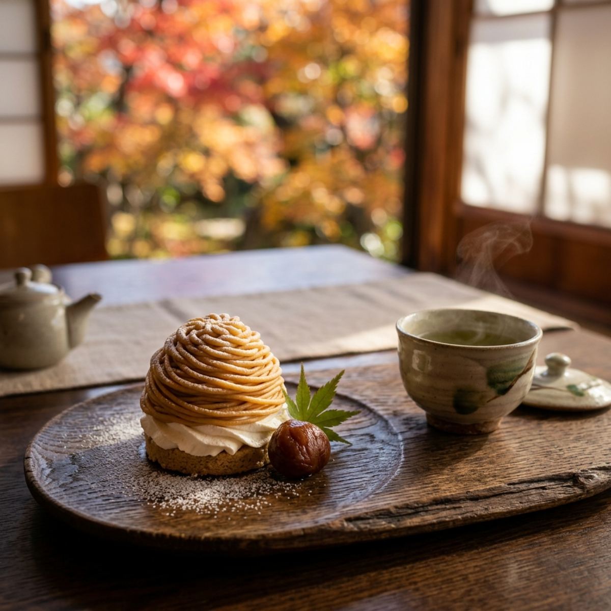 笠間栗で、モンブランを作ってみた
